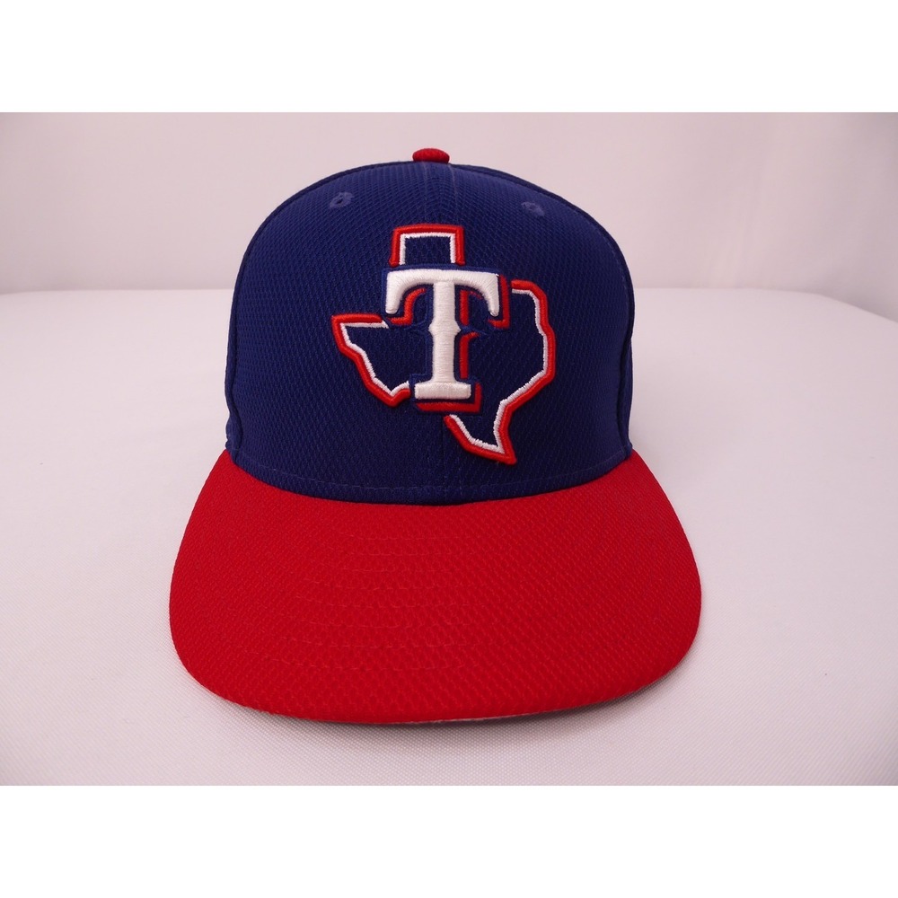 New Era 59Fifty MLB Authentic Texas Rangers Fitted Hat Cap 7 1/4 or 57.7 cm